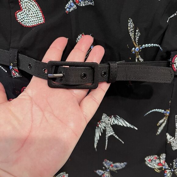 Maeve Anthropologie Sleeveless Boat Neck Mini Dress Size 14 Cocktail New - Picture 7 of 12